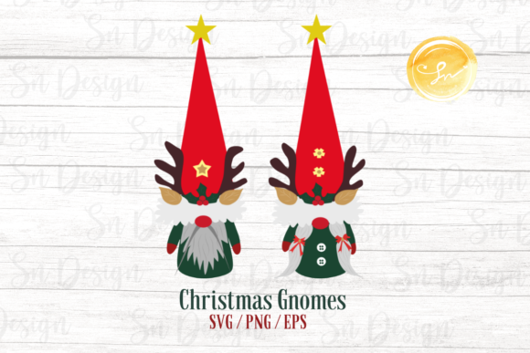 Christmas Gnomes SVG, PNG, EPS: A Festive Graphics Asset