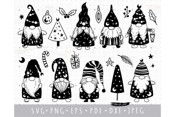 Christmas Scandi Gnome SVG PNG Bundle: A Graphics Treasure