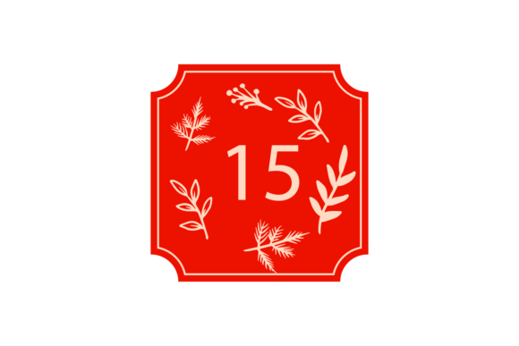 Christmas Stickers Number 15: A Festive Graphics Asset