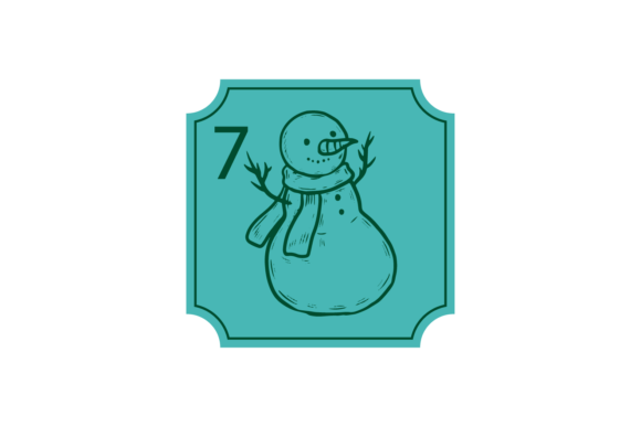 Christmas Stickers Snowman Svg: A Festive Graphics Asset