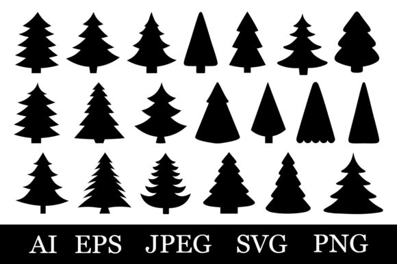 Christmas Tree Silhouettes SVG: A Festive Embroidery Review