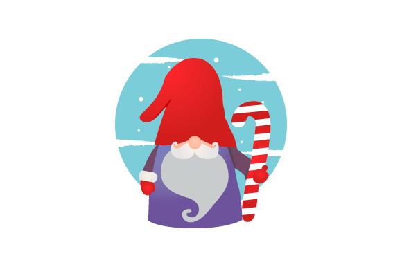 Illustration Christmas Gnomes Design 02: A Festive Graphics Gem